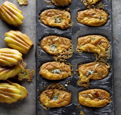 Madeleines au Bleu d’Auvergne